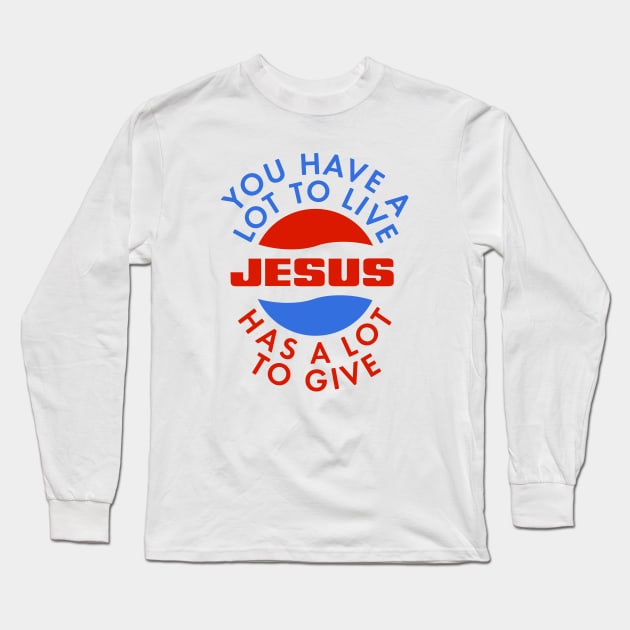 Jesus 60s Retro Long Sleeve T-Shirt by Teephemera